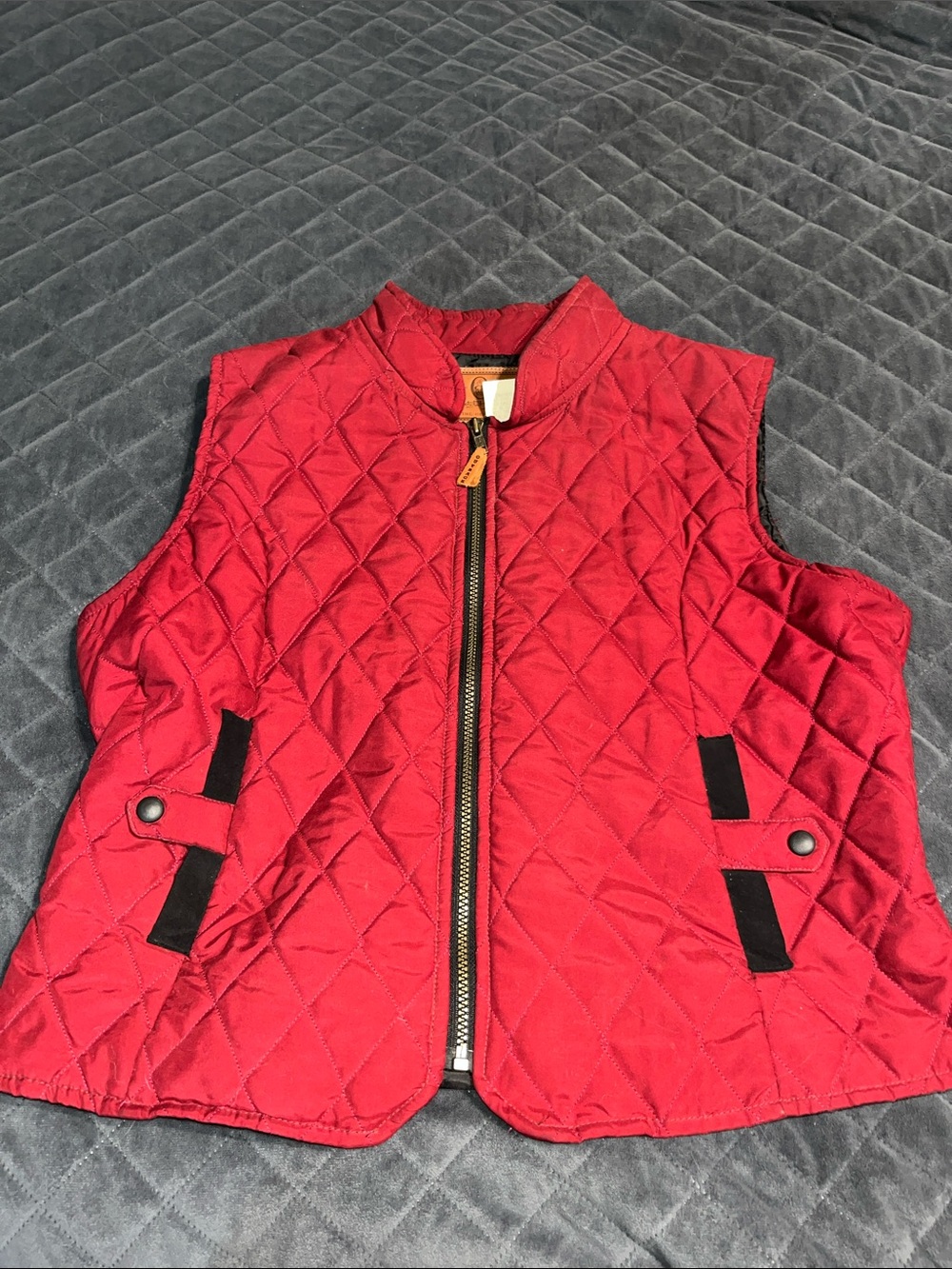 Outback Trading Company Women’s Vest Cherry Red